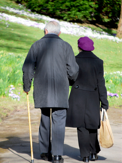 Enjoying a Stroll with Your Aging Loved One