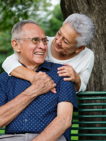 Husband and Caregiver Wife