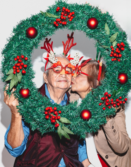 Couple Enjoying the Holidays