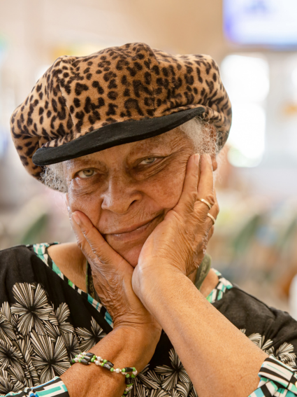 Woman at Adult Day Center